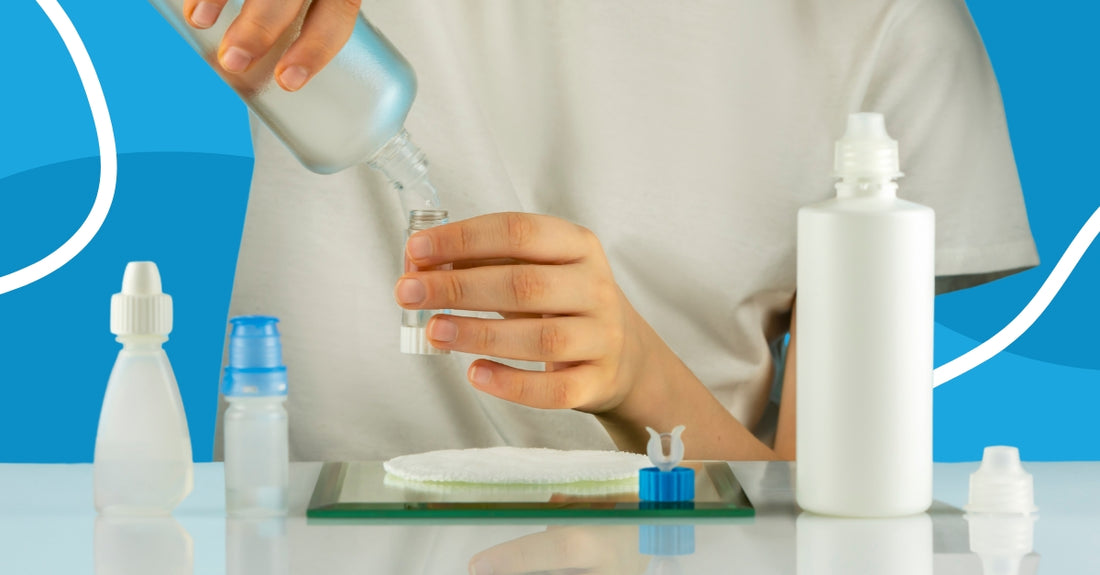 Don't rinse your contacts with water! It can cause serious eye infections. Learn the safe way to care for your lenses when you're on the go.