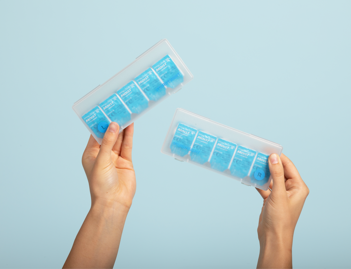 2-Pack Storage Case for Contact Lenses | 30 Days