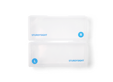 Sturdysight Contact Lenses Storage Case in top view position.